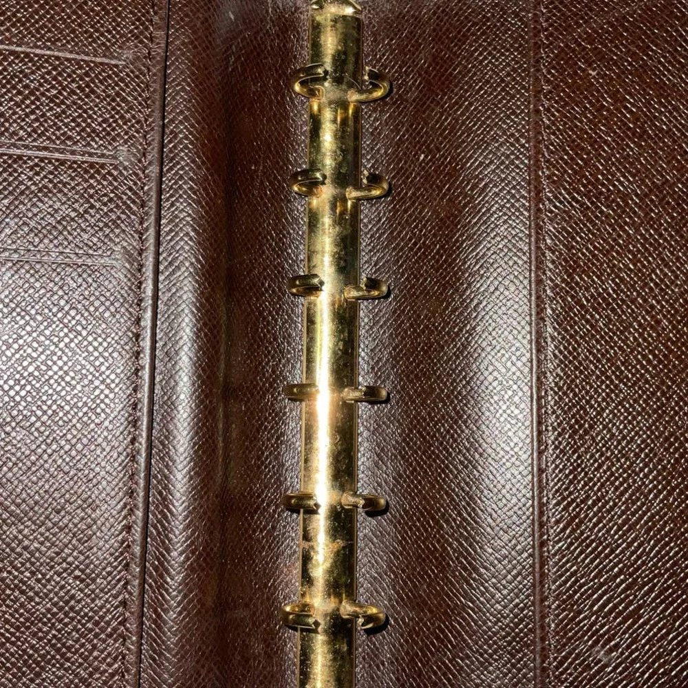 Louis Vuitton Vintage Damier Ebene Small Rng Agenda Cover